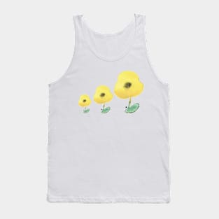 yellow poppies dance Tank Top